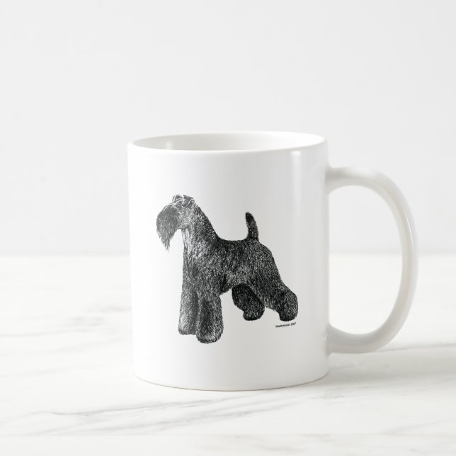 Kerry-Blau Terrier Kaffeetasse (Rechts)