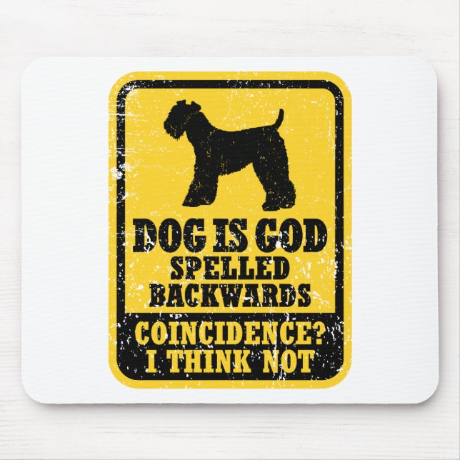 Kerry-Blau Terrier Mousepad (Vorne)