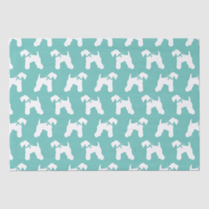 Kerry Blue Terrier Doppy Welpe Seidenpapier