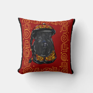 Kerry Blue Terrier - Jahr des Hundes Kissen