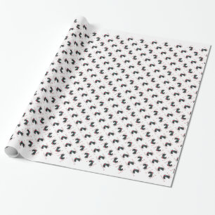 Kerry Blue Terrier Santa Paws Geschenkpapier