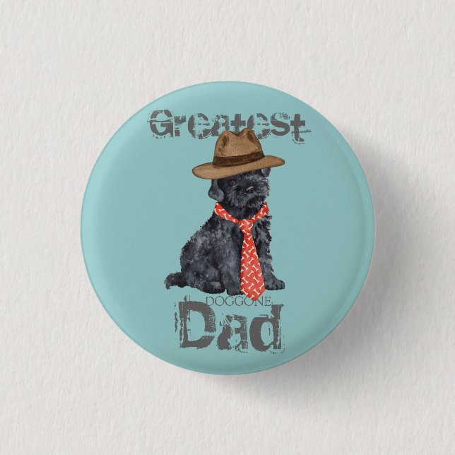 Kerry Blue Vater Button (Vorderseite)