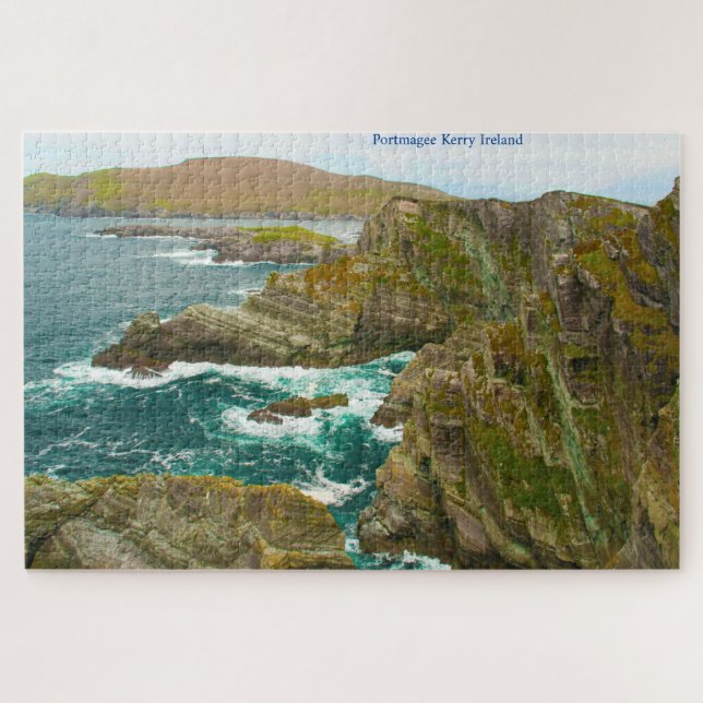 Kerry Cliffs Portmagee Kerry Irland. Jigsaw Puzzl (Horizontal)