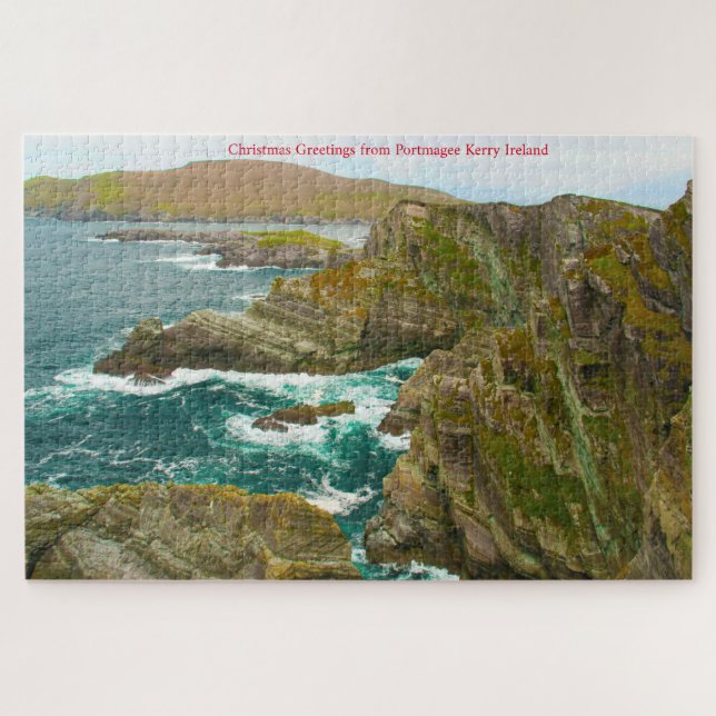 Kerry Cliffs Portmagee Kerry Irland. Jigsaw Puzzl (Horizontal)