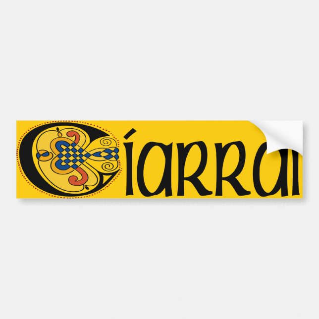 Kerry (gälisch) Autoaufkleber (Vorne)