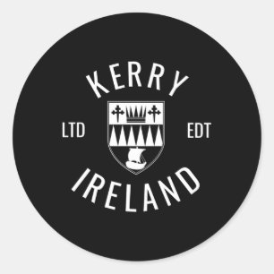 Kerry Ireland Landkreis Pride Gaelic Football and  Runder Aufkleber