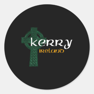 Kerry Ireland Landkreis Wappen Runder Aufkleber