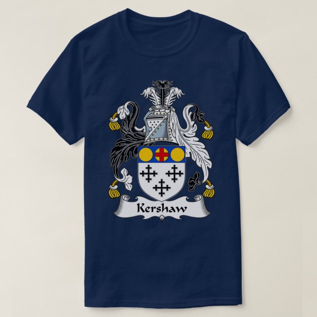Kershaw-Familienwappen T-Shirt (Design vorne)