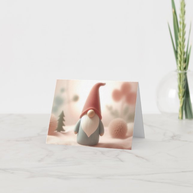 Kerstkaart kabouter feiertagskarte (Vorderseite)