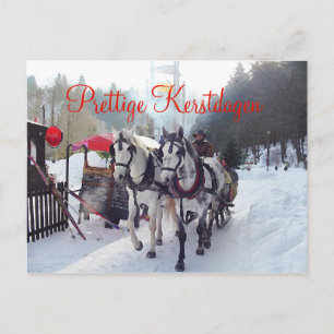 Kerstkaart Prettige Kerstdagen Postkarte
