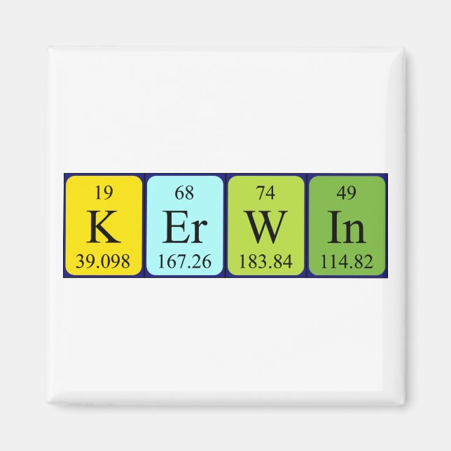 Kerwin Periodenmagnetmagnet Magnet (Vorne)