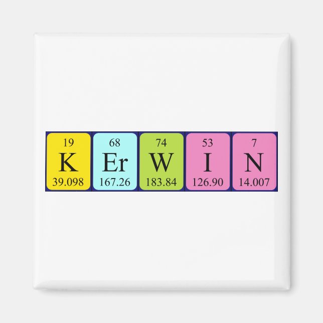 Kerwin Periodenmagnetmagnet Magnet (Vorne)