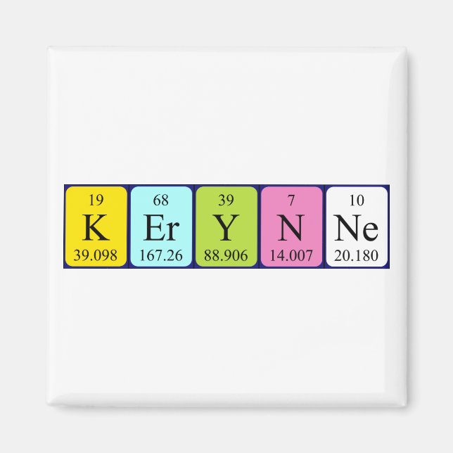 Kerynne-Periodenmagnet Magnet (Vorne)