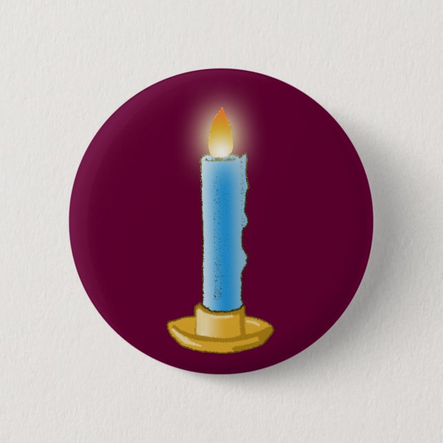 Kerze Button (Vorderseite)