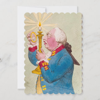Kerze - flache Einladung 12,7 cm x 17,8 cm