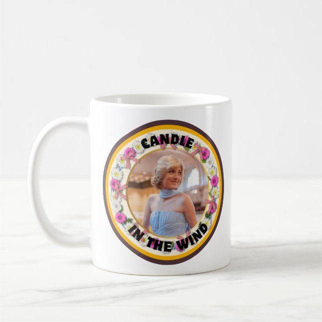 Kerze im Wind Kaffeetasse (Links)