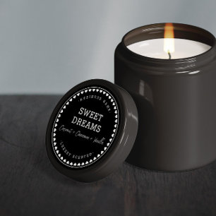 Kerze   Jam   Designkleber für Honey-Produkte Runder Aufkleber