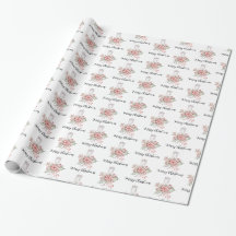 Kerze mit Poinsettia Schleifpapier