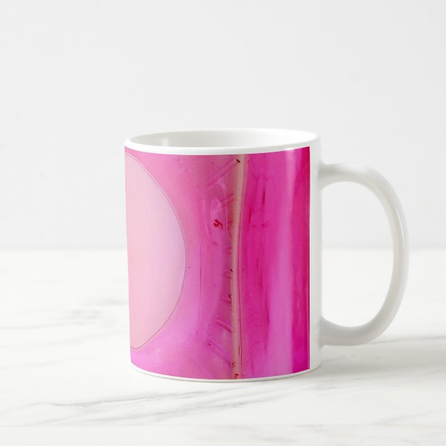 Kerze, süß rosa Liebe Kerzenlicht Kaffeetasse (Rechts)
