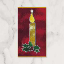 Kerze und Heilige Geschenkanhänger