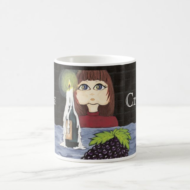 Kerzen-Arbeits-Quantums-Süsse-Fokus schaffen Kaffeetasse (Mittel)