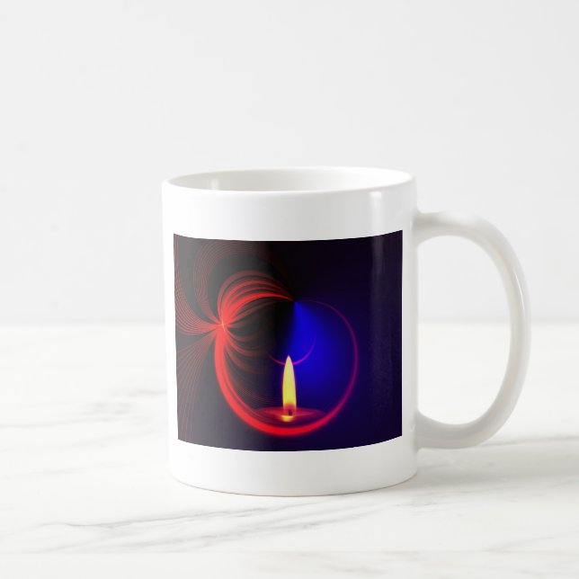 Kerzen-Bild-Mode Kaffeetasse (Rechts)