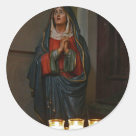 Kerzen der Hoffnung [Weihnachten] Runder Aufkleber