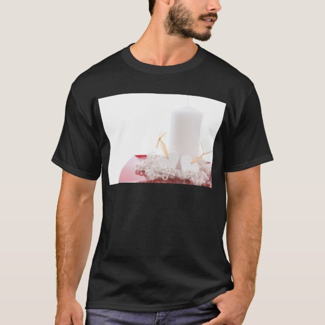 Kerzen & Herz T-Shirt (Vorderseite)