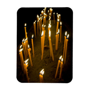 Kerzen in der Kirche, Armenien Magnet