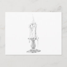 Kerzen Postkarte