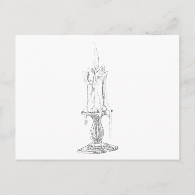 Kerzen Postkarte (Vorderseite)