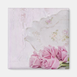 Kerzen und Rose Magnet