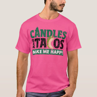 Kerzenmacher Lustige Kerzen Und Tacos T-Shirt