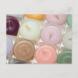 Kerzenparty-Postkarte Postkarte