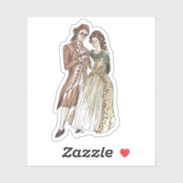 Kes and Violet Custom Cut Vinyl Sticker