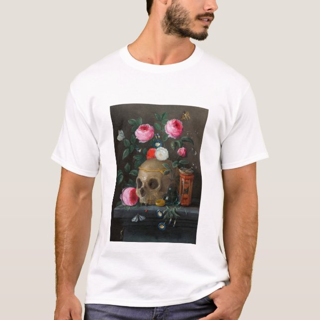 Kessel Vanitas Stillleben T-Shirt (Vorderseite)