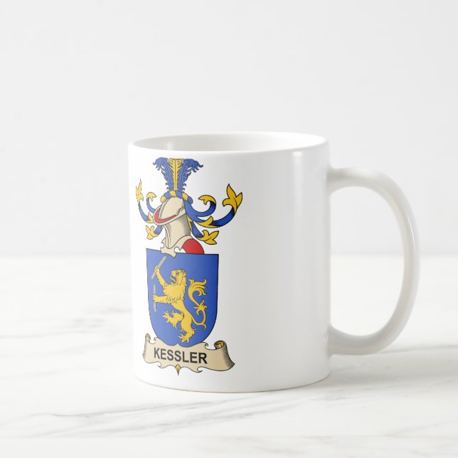 Kessler-Familienwappen Kaffeetasse (Rechts)