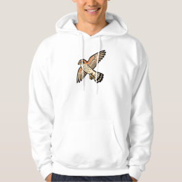 Kestrel Bird Hovering Hoodie