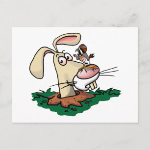 Kestrel und Rabbit Postkarte