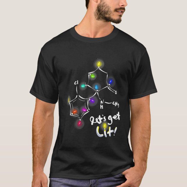 Ketamin Molecules T-Shirt (Vorderseite)
