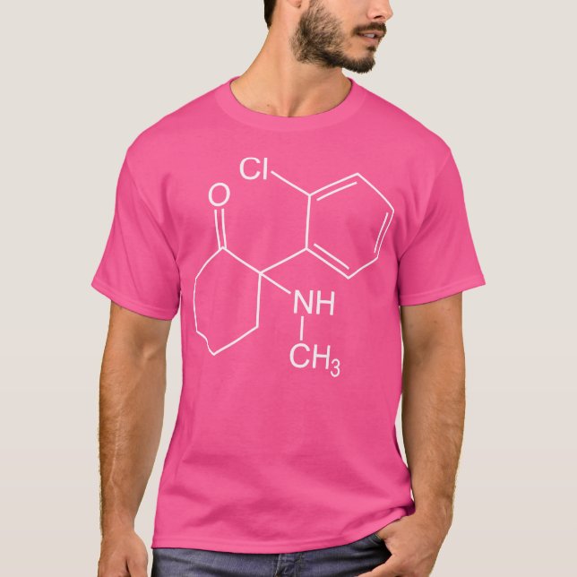 Ketamine Keta Molecule T-Shirt (Vorderseite)