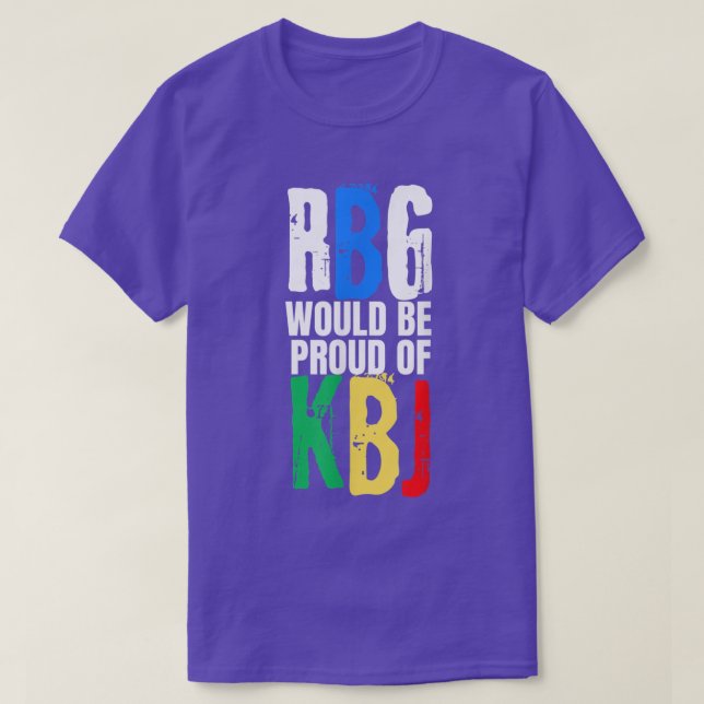 Ketanji Brown Jackson 1. Oberster Gerichtshof Bl T-Shirt (Design vorne)
