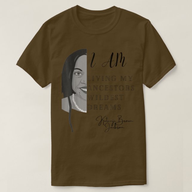 Ketanji Brown Jackson Black Girl Magic 1st Black W T-Shirt (Design vorne)