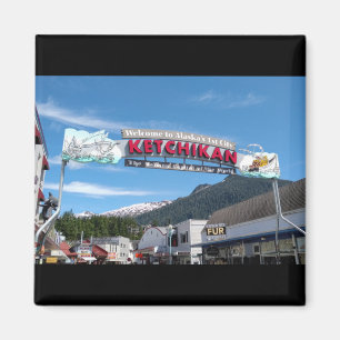 Ketchikan Alaska Andenken-Fotomagnet Magnet