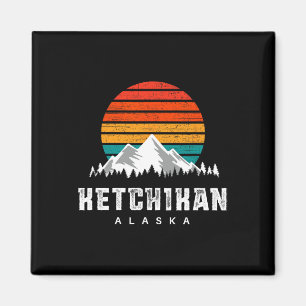 Ketchikan Alaska Bergwelt Skifahren und Wandern Magnet