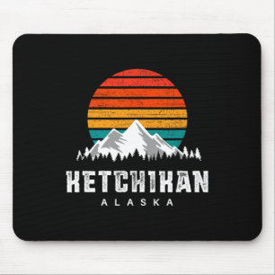 Ketchikan Alaska Bergwelt Skifahren und Wandern Mousepad