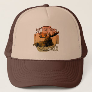 Ketchikan Alaska-Orangenhut Truckerkappe