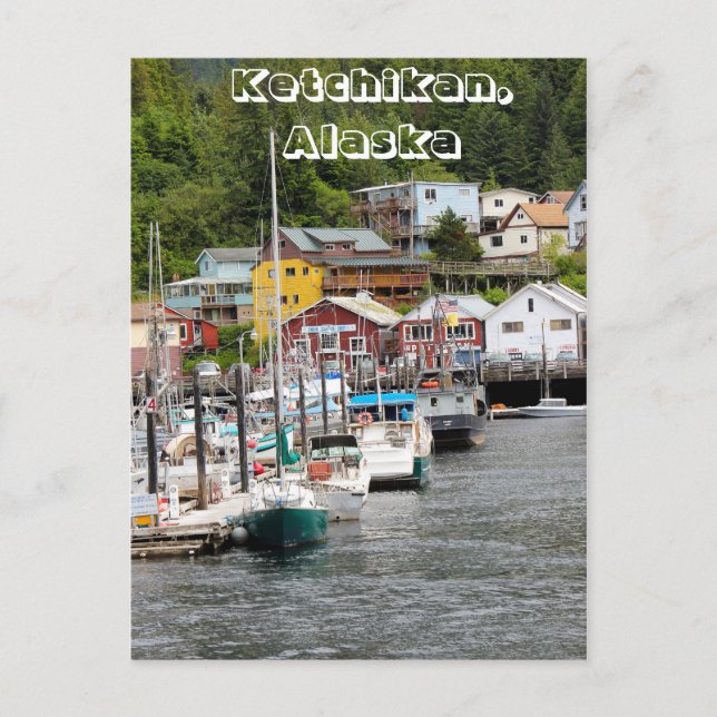 Ketchikan, Alaska Postkarte (Vorderseite)