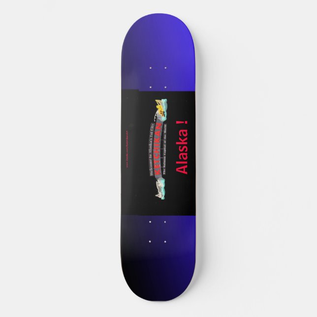Ketchikan Alaska Skateboard (Vorderseite)