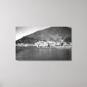 Ketchikan, Alaska von Ankunftsschiff Fotografie Leinwanddruck